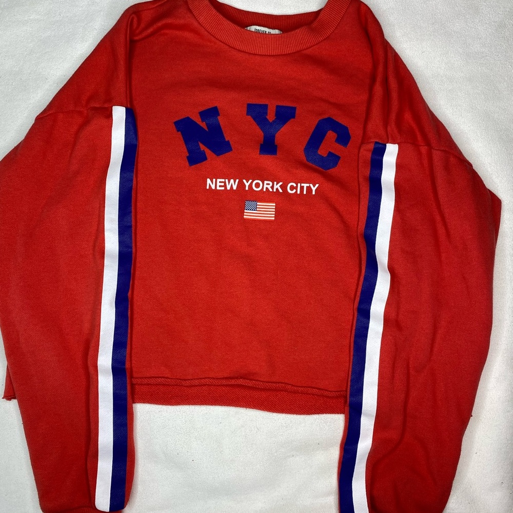 Forever 21 Slightly Cropped New York Sweatshirt